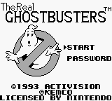 Real Ghostbusters, The (USA) Title Screen